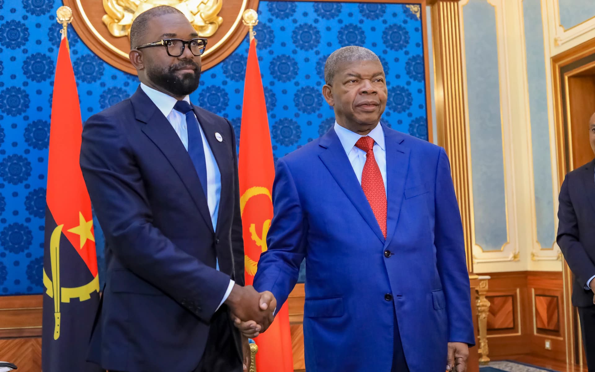 Venceslau Andrade with President João Lourenço