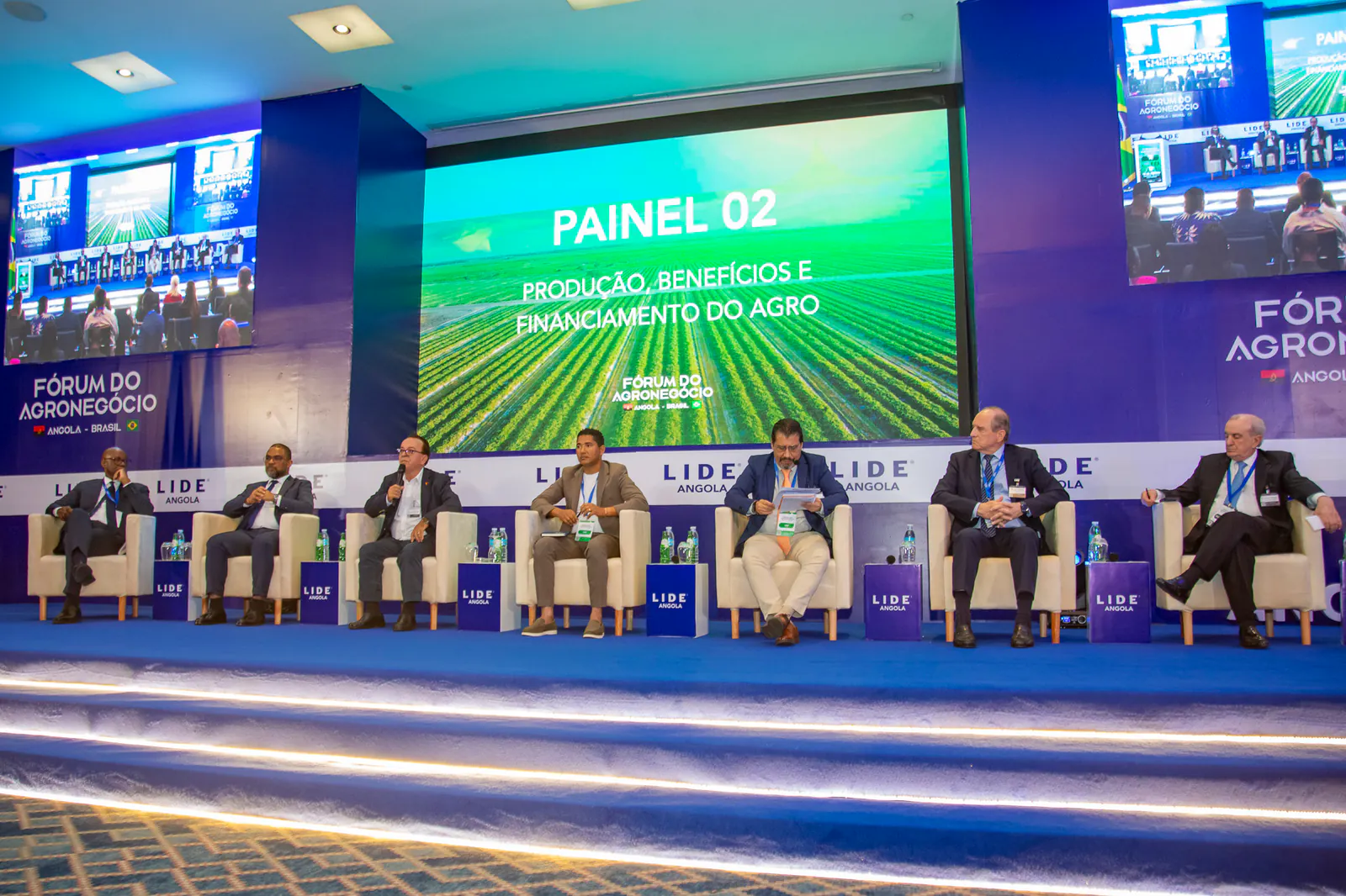 Panel at the Angola–Brazil Agribusiness Forum in Luanda
