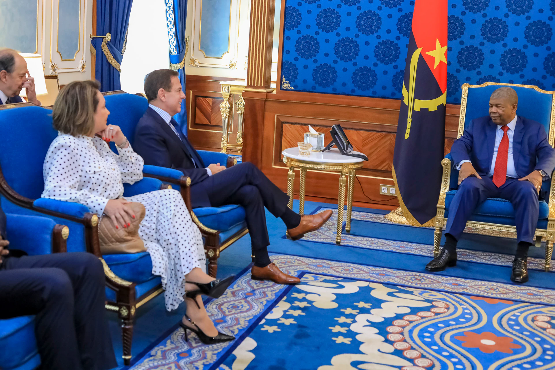 LIDE delegation audience with President João Lourenço
